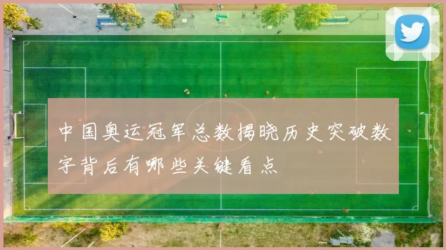 中国奥运冠军总数揭晓历史突破数字背后有哪些关键看点